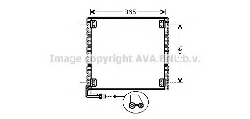 PRASCO DN5271 Condenser, air conditioning